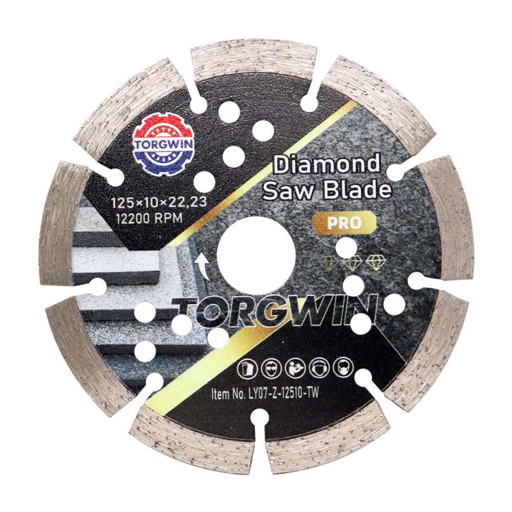 Bilah gergaji berlian tersegmentasi 125mm untuk memotong marmer