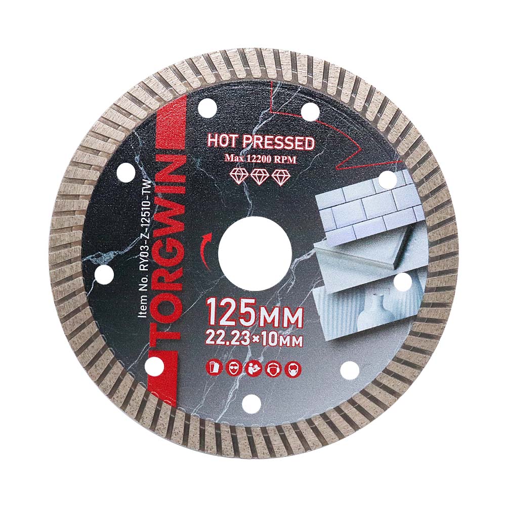 Hot Pressed Turbo Diamond Saw Blade Pro untuk Ubin