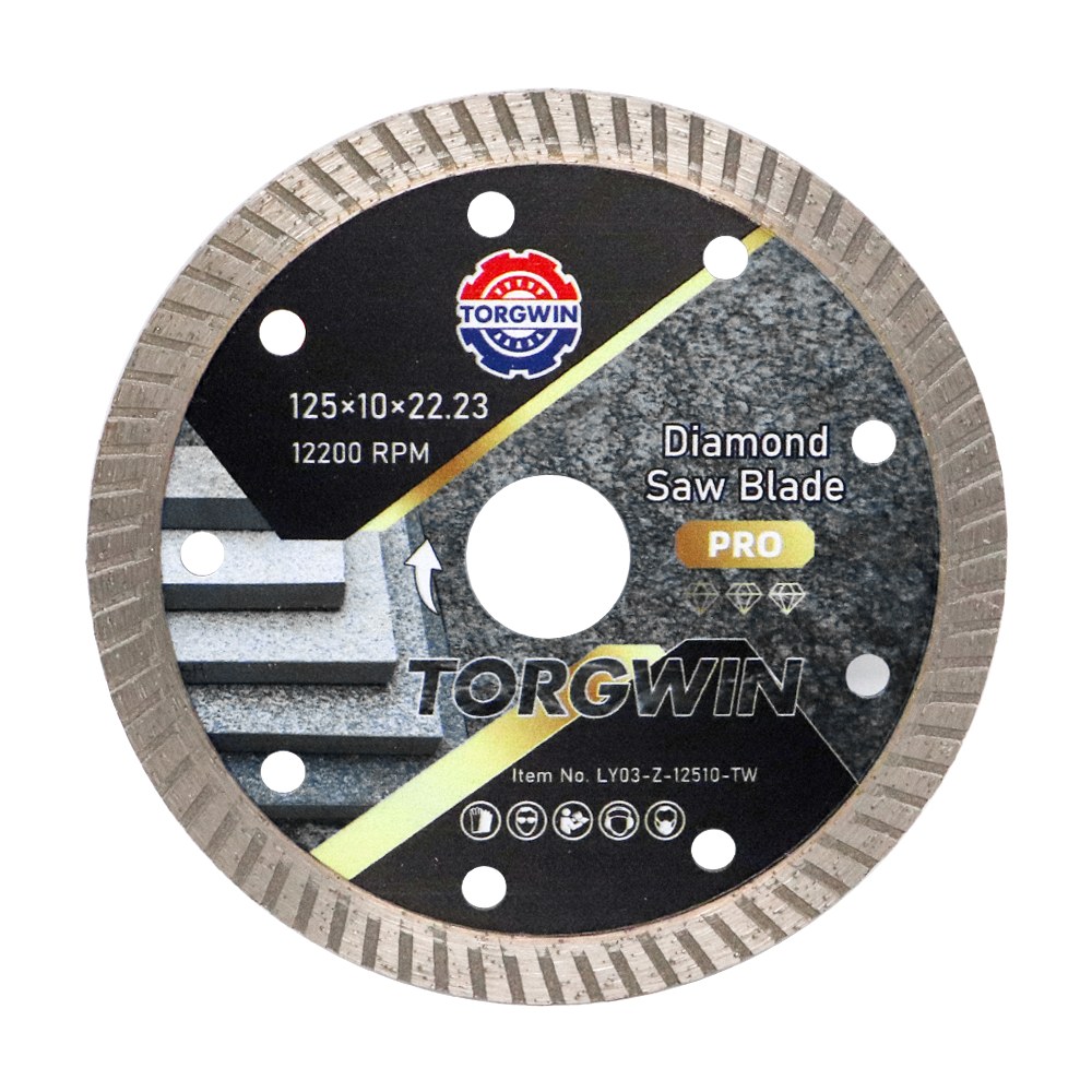 Turbo Diamond Saw Blade untuk memotong granit